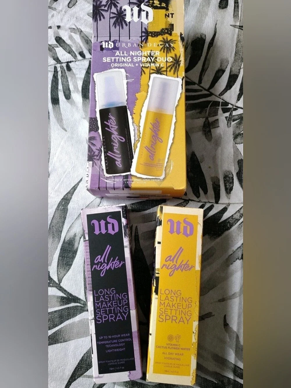 Urban Decay All Nighter Setting Spray Duo – Original And Vitamin C New